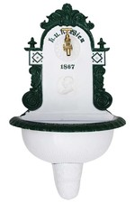 Fontaine murale de jardin