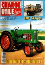 CHARGE UTILE MAGAZINE N098 01 TRACTEUR BOLINDER MUNKTELL EDF SETRAL RAVISTRE ET