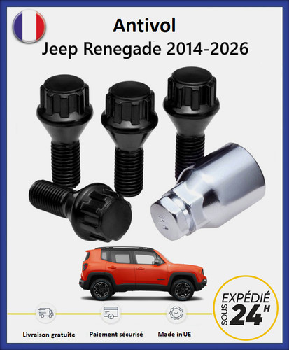 Ecrous antivol roues noir - de,