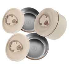  3 Pcs Lunch Box Inox Isotherme Boîte À Bento Pour Adultes Sac Thermique