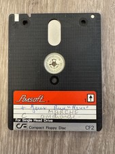 Une disquette Amsoft Amstrad