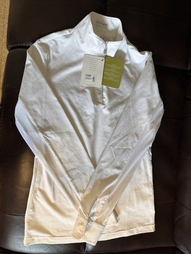 White long sleeve - white, equestrian