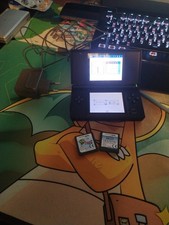 Nintendo DS Lite Console de Jeu Portable - Noir + 2 Jeux 