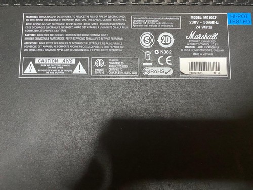 Ampli marshall mg10cf combo - marshall,