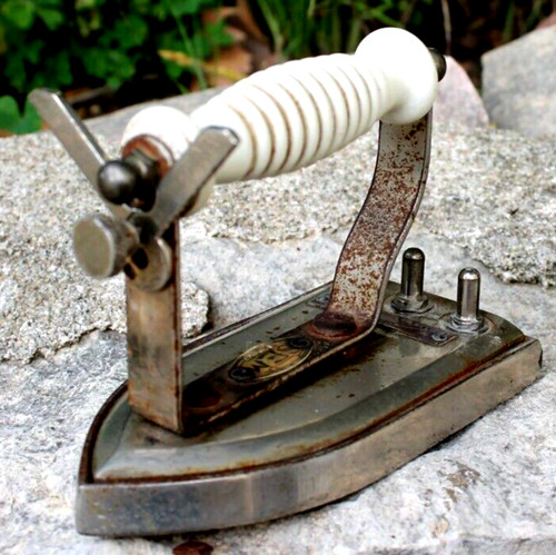 Old iron with marked system - iron,