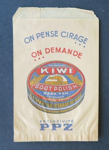 Sachet épicerie cirage kiwi - sachet,