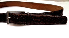Ceinture en cuir python