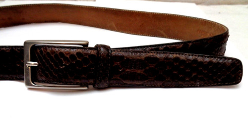 Ceinture cuir python - cuir,