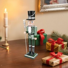 Poupée  en bois de 38 cm, décoration de table, faite à la main,