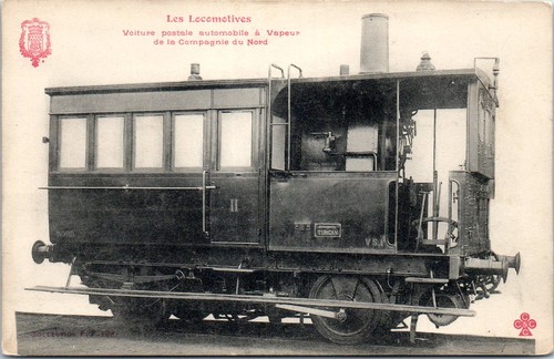 Train voiture postale - voiture,