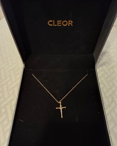 Collier avec pendantif - collier, or