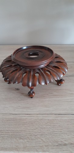 Socle chinois vintage bois - chinois,