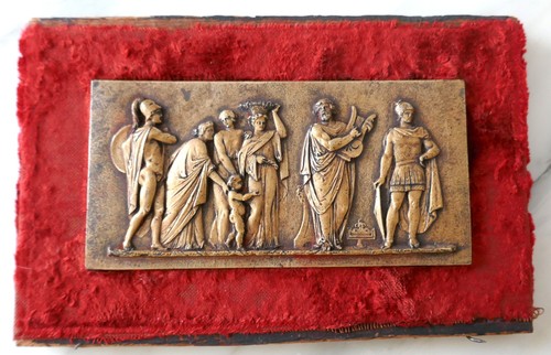 Bas relief bronze - bronze, 7