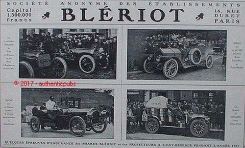 Publicite bleriot phares - publicite,