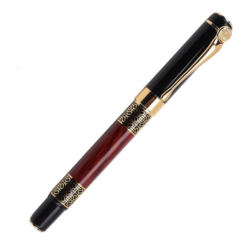 Stylo plume aspect acajou - –,