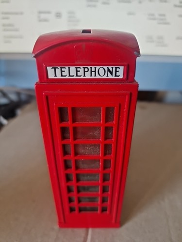 Tirelire cabine telephone - cabine,