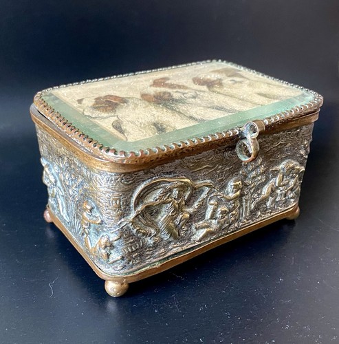 Xixème boite décor antique - xixème,