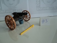 PLAYMOBIL vintage western canon nordistes seau bourre sets 3419 3244 3485 #3