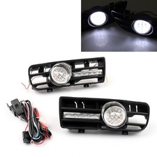 2x Fog Light 5 LED Pare-Chocs Calandre DRL Lamp Pour 99-04 VW Golf MK4 GTI TDI E