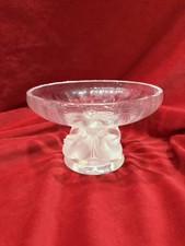 Lalique, Coupe Nogent en Cristal décors aux oiseaux