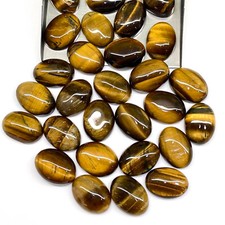 36 Pièces Naturel Tigre Eye