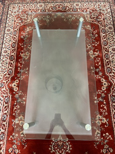 Table basse deux plateaux - table,