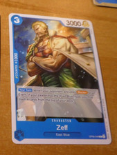 ONE PIECE WINGS OF CAPTAIN ENGLISH CARD GAME CARTE ZEFF OP06-048 EN TCG NEUF