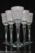 LOT DE 6 VERRES A EAU EN VERRE