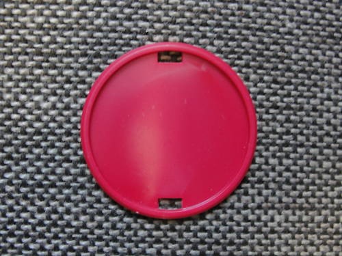 Macaron plastique amarante - macaron,