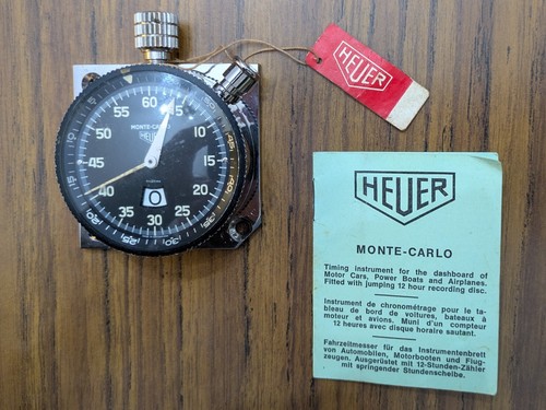 Vintage heuer monte carlo - vintage, monte-carlo