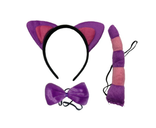 Cheshire cat ear tail set - &,