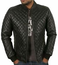Blouson bomber veste en cuir