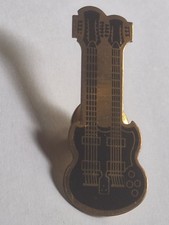 Pin’s Guitare Double Manche  Rock Vintage 