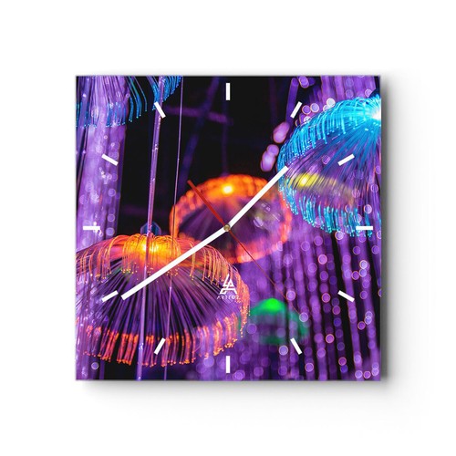 Horloge murale verre - horloge,