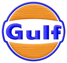 Gulf ecusson brodé patche