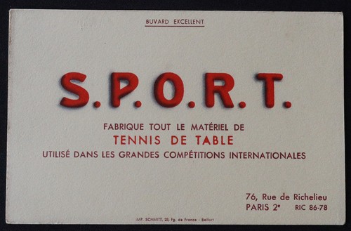 Buvard sport tennis - buvard,