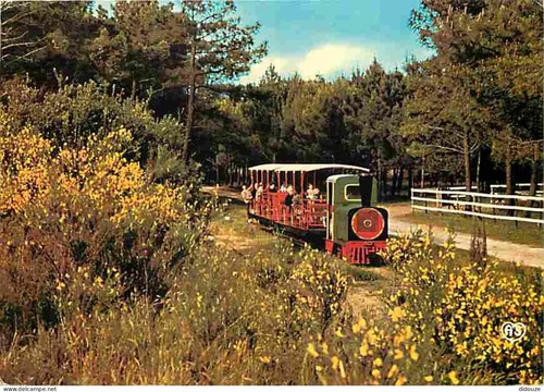 Carte postale trains ile - -,