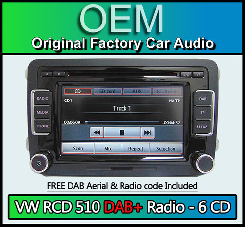 Volkswagen rcd 510 dab - volkswagen,