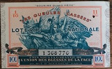 Billet de loterie nationale