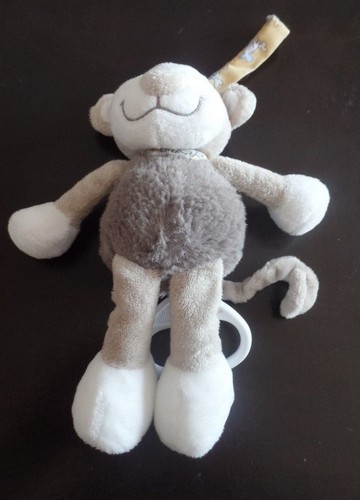 Doudou peluche singe - s7,