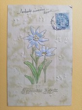 CPA Ecrite en 1905 Gaufrée