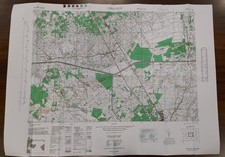 Carte para US WW2 Eindhoven  Son Market-Garden 1944 repro