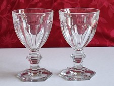 2 verres à eau Baccarat Harcourt