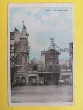 CPA PARIS Montmartre Le MOULIN ROUGE Cinéma Music-Hall REVUE BAL Rotes Mühl 1