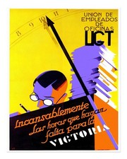 Vintage employé de bureau art