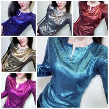 Métallique Femme Brillant