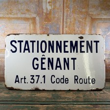 Panneau émaillé