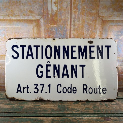 Panneau émaillé