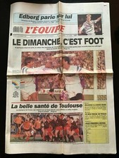 L'Equipe Journal 5/12/1989; Edberg parie sur lui/ La belle santé du Xv toulousai