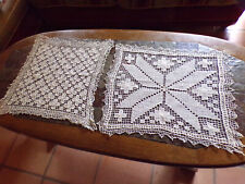 Anciens napperons,filet